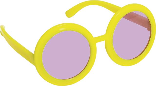 Rainbow 60s Sunglasses, 10-pk Front_Angled_Right