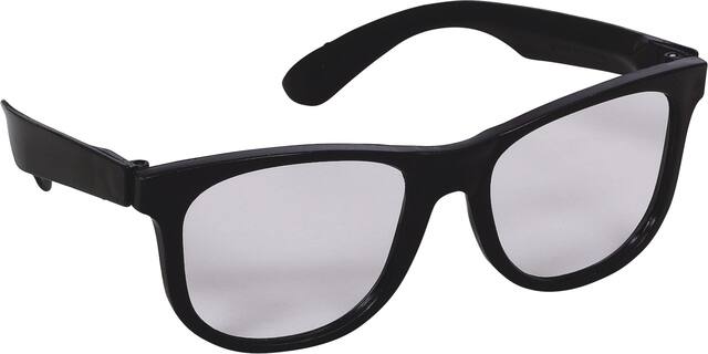 Black Classic 50s Glasses, 10-pk Front_Angled_Right