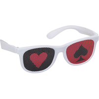 Place Your Bets Casino Printed Glasses, 10-pk Front_Angled_Right