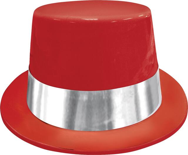 Plastic Top Hats, 5-pk Front_Elevated