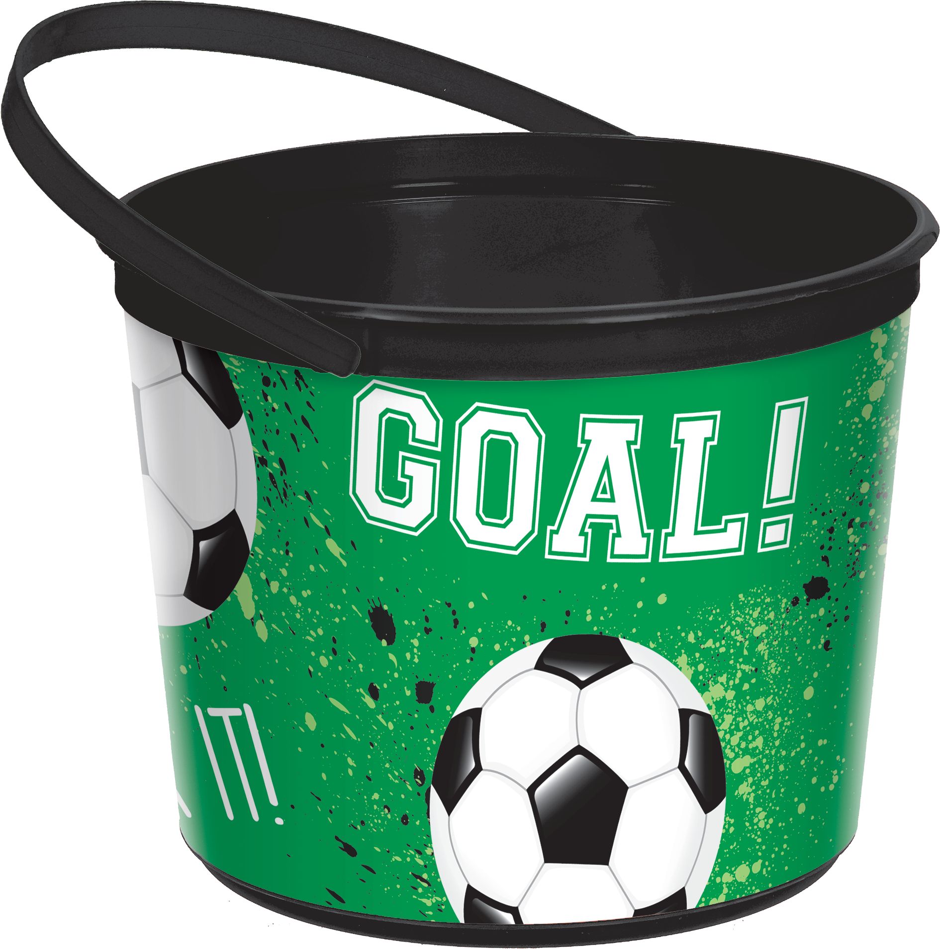Goal-Getter Soccer Party Favour Container Front_Angled_Right