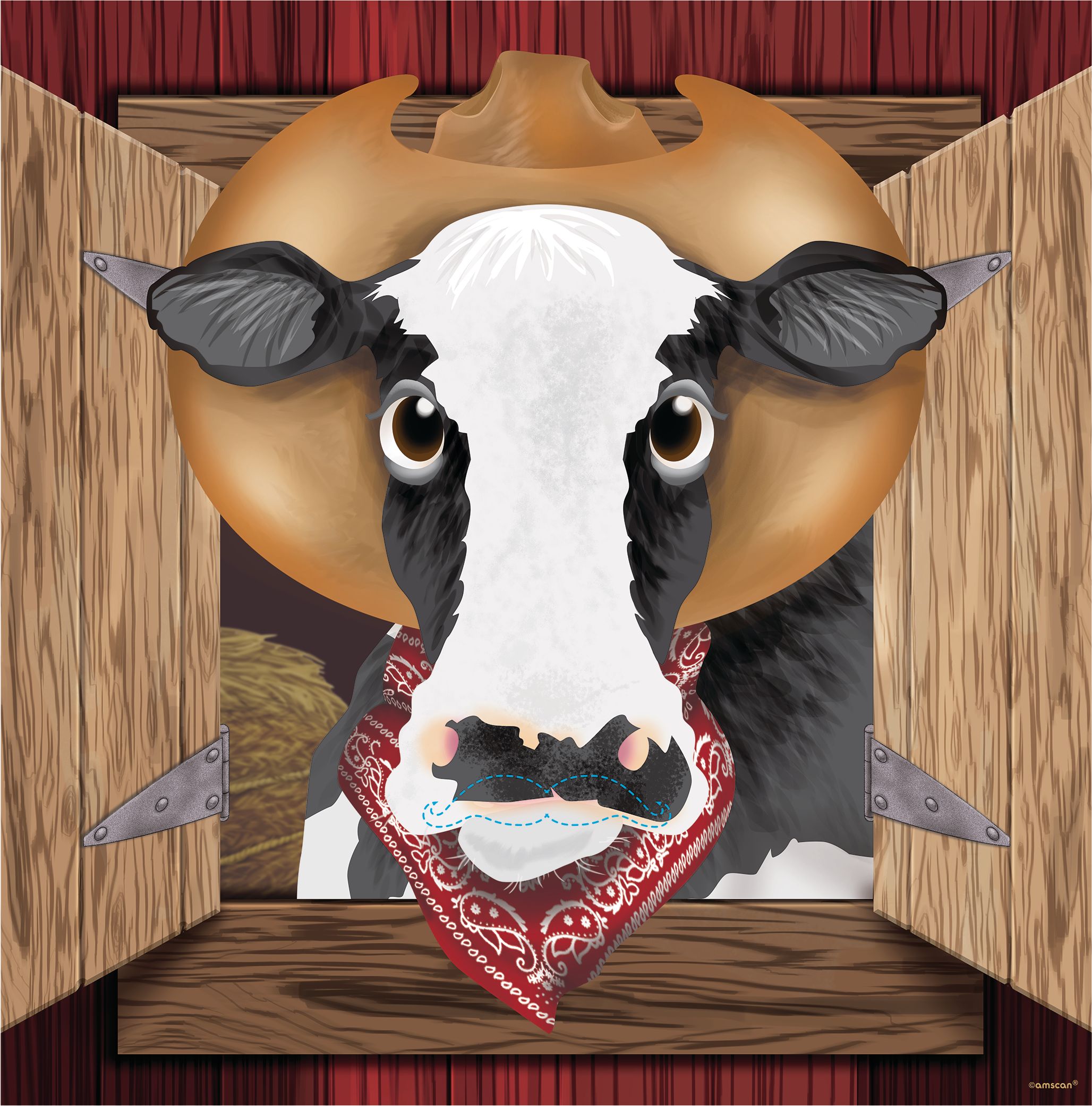 Jeu de fête western Yeehaw Front_Flat