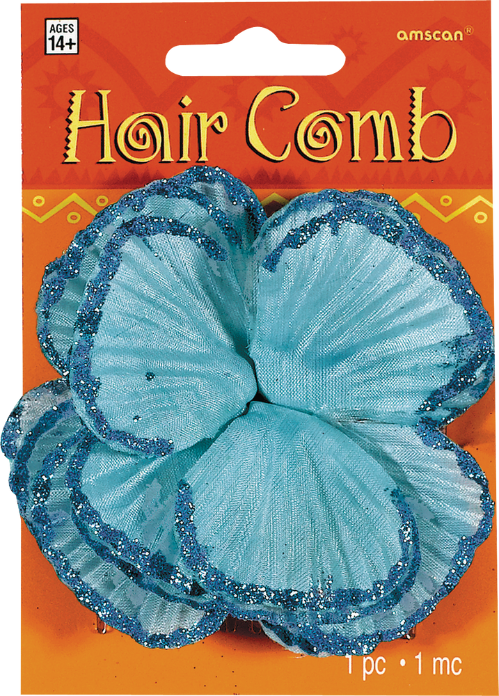 Fiesta Flower Hair Clips Party City