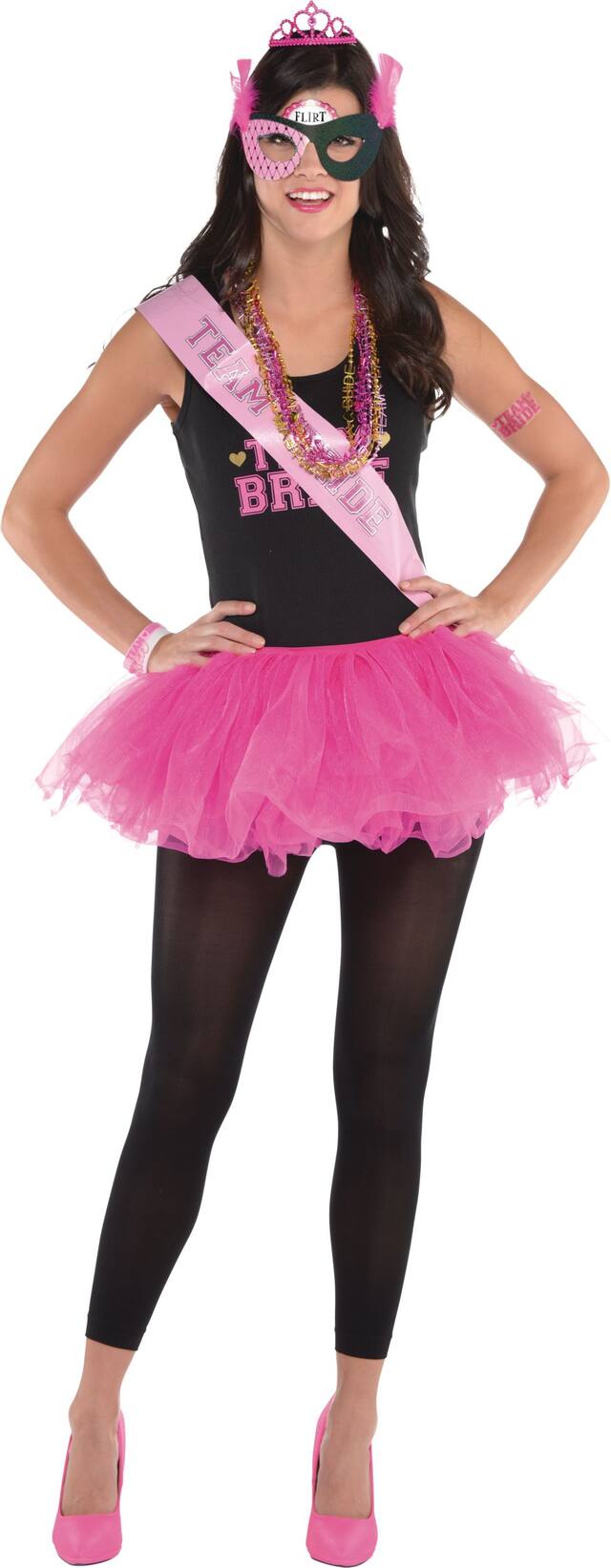 Masques de bal pour enterrement de vie de jeune fille, paq. 6 Front_Flat