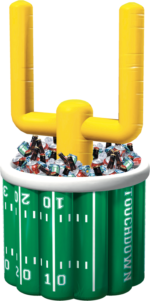 Inflatable goal deals post cooler