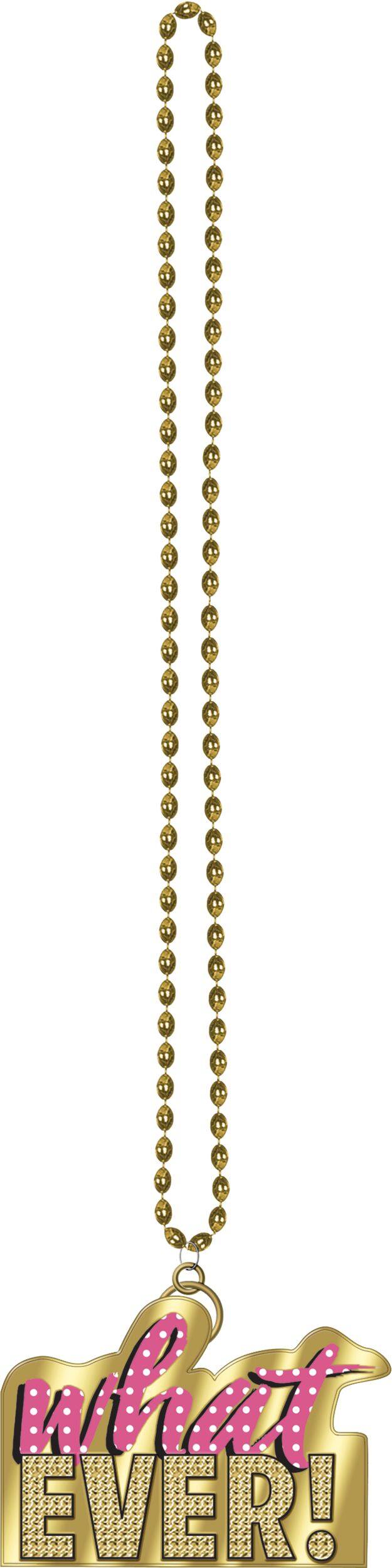 Collier de perles génial des années&nbsp;1980 Front_Flat