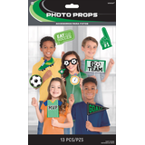 Goal Getter Soccer Photo Booth Prop Kit, 13-pc Front_Flat