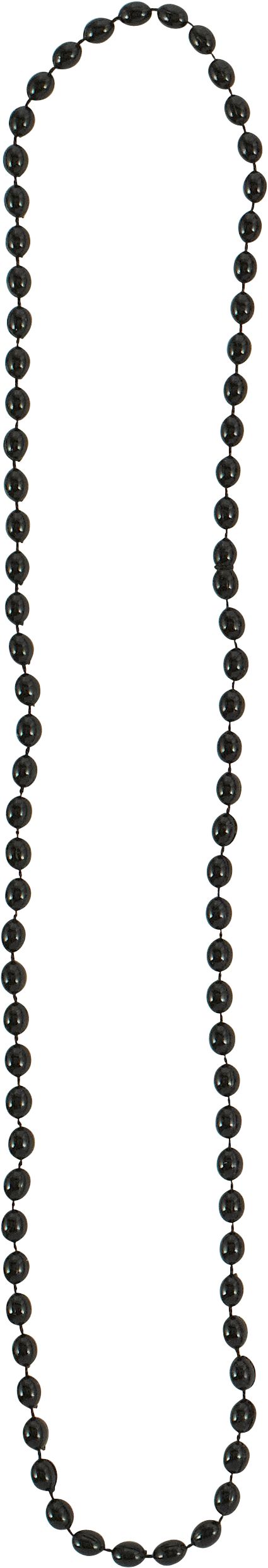 Colliers de perles disco des années 1970, multicolore, 15 po, paq. 10, accessoire de costume à porter pour l'Halloween Front_Flat