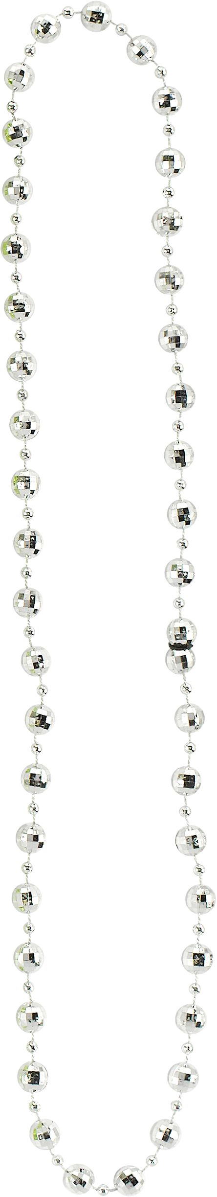Colliers de perles disco des années 1970, multicolore, 15 po, paq. 10, accessoire de costume à porter pour l'Halloween Front_Flat