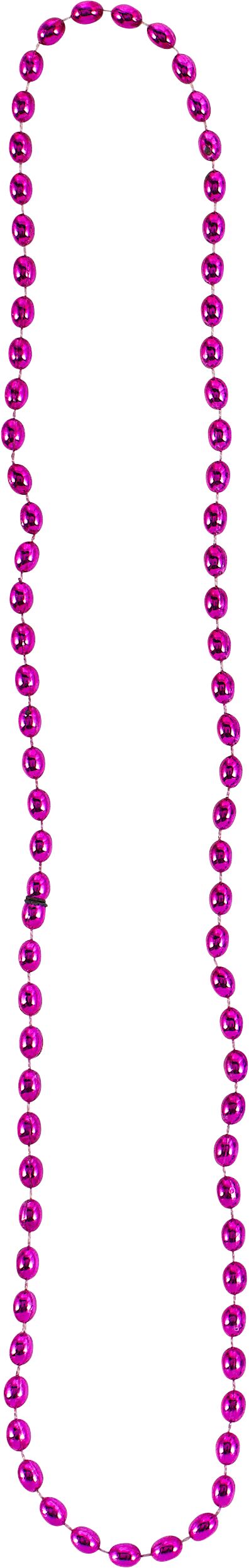 Colliers de perles disco des années 1970, multicolore, 15 po, paq. 10, accessoire de costume à porter pour l'Halloween Front_Flat