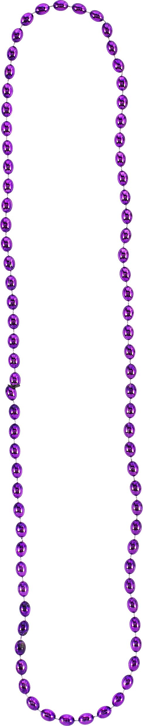 Colliers de perles disco des années 1970, multicolore, 15 po, paq. 10, accessoire de costume à porter pour l'Halloween Front_Flat