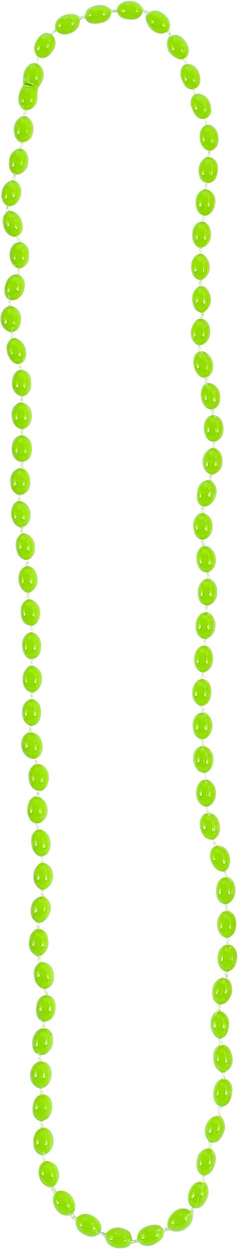 Multicolour 80s Bead Necklaces, 10-pk Front_Flat