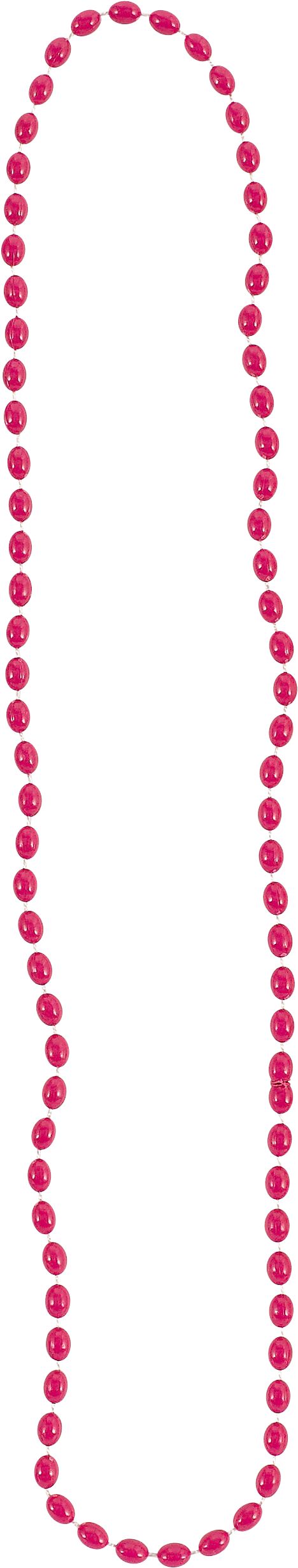 Multicolour 80s Bead Necklaces, 10-pk Front_Flat