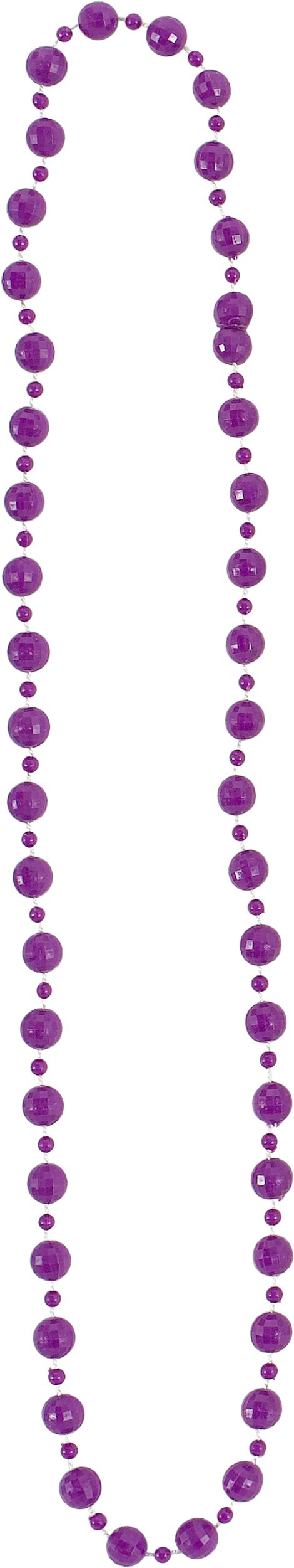 Multicolour 80s Bead Necklaces, 10-pk Front_Flat