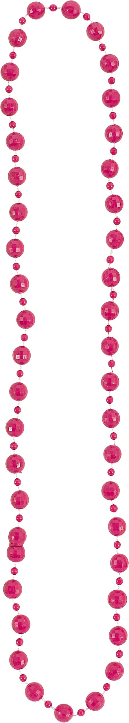 Multicolour 80s Bead Necklaces, 10-pk Front_Flat