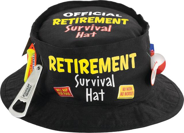 Chapeau cloche Célébration Bonne retraite Front_Elevated