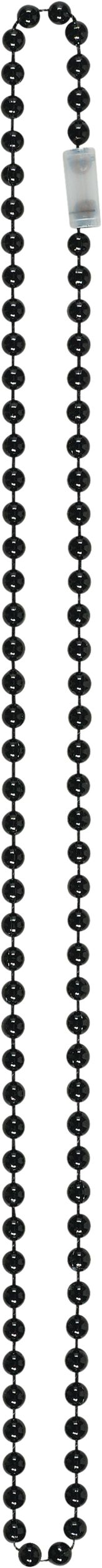 Beaded Necklaces Jewelry, Black/Pink/White, 30-in, 10-pk, Wearable Costume Accessories for Halloween Front_Flat