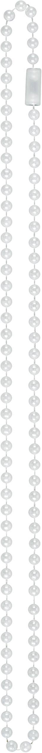 Beaded Necklaces Jewelry, Black/Pink/White, 30-in, 10-pk, Wearable Costume Accessories for Halloween Front_Flat