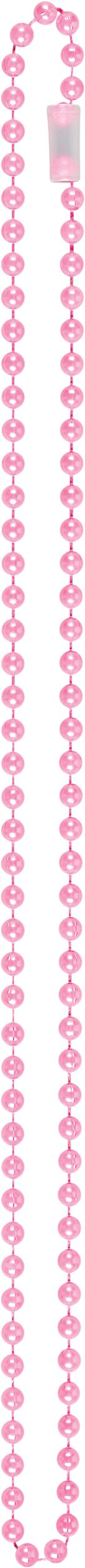 Beaded Necklaces Jewelry, Black/Pink/White, 30-in, 10-pk, Wearable Costume Accessories for Halloween Front_Flat