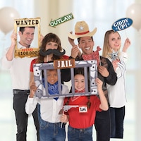 Accessoires de cabine photo géante western Yeehaw, paq. 12 Front_Flat