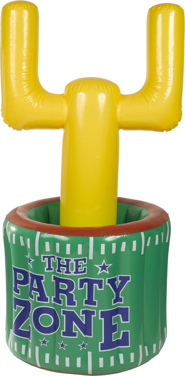 Inflatable Football Cooler Front_Flat