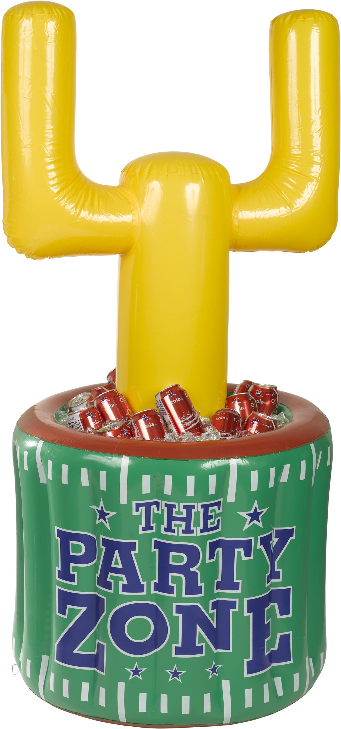 Inflatable Football Cooler Front_Flat