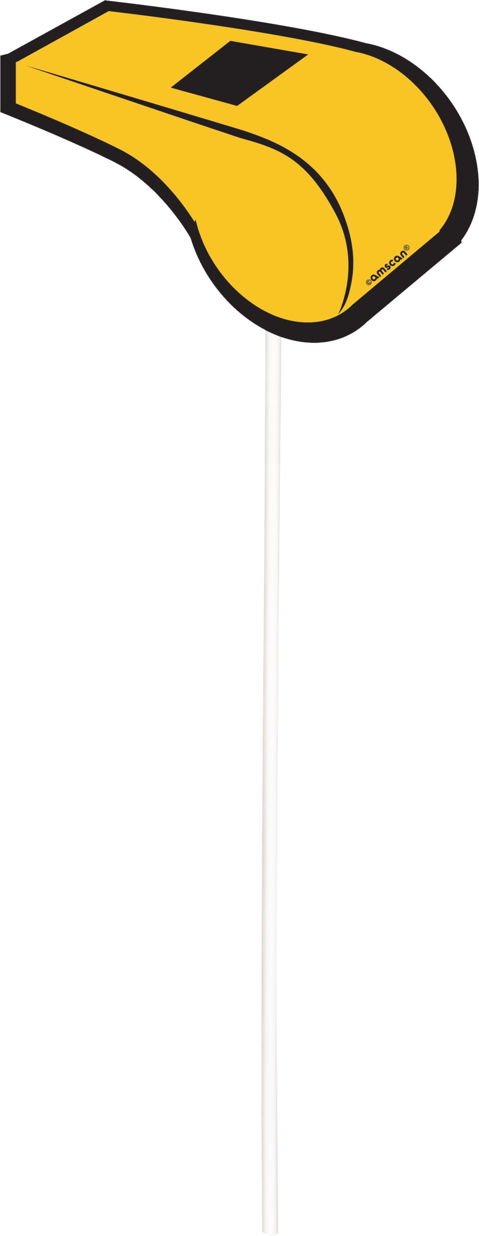 Football "Touch Down" Plastic Scene Setter Background Decoration with Photo Booth Props, Blue/Yellow, 14-in, 13-pk, for Sports Party Front_Flat