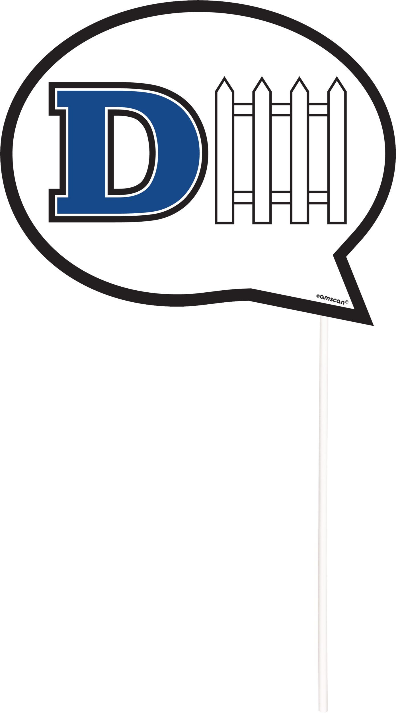 Football "Touch Down" Plastic Scene Setter Background Decoration with Photo Booth Props, Blue/Yellow, 14-in, 13-pk, for Sports Party Front_Flat