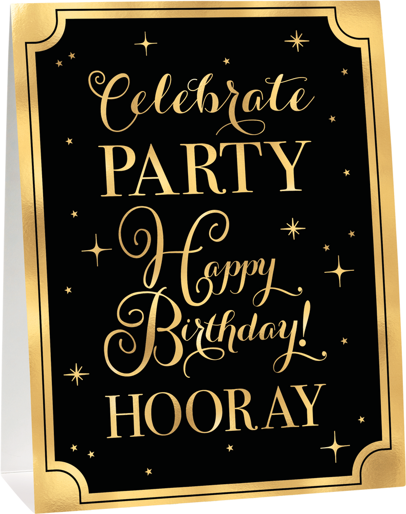 Metallic Gold Birthday Buffet Decorating Kit, 12pc Canadian Tire