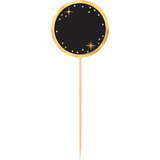 Metallic Gold Birthday Buffet Decorating Kit, 12-pc Front_Flat