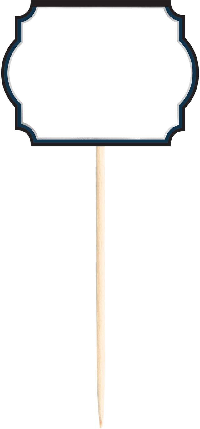 Vintage Happy Birthday Buffet Decorating Kit, 12-pc Front_Flat