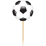 Ensemble de décoration de buffet sur le thème du soccer, paq. 10 Front_Flat