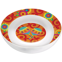 Caliente Fiesta Serving Bowl Front_Elevated