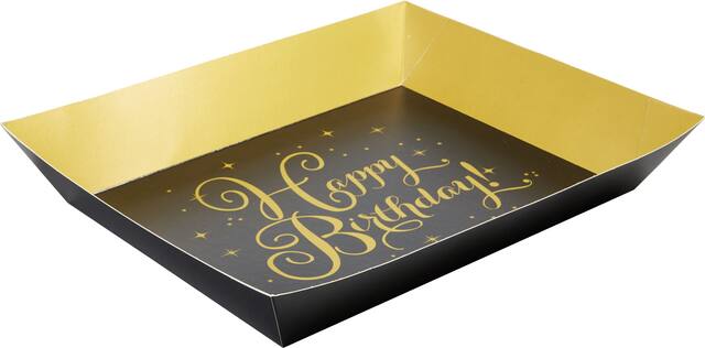 Gold Birthday Serving Trays, 2-pk Front_Angled_Right