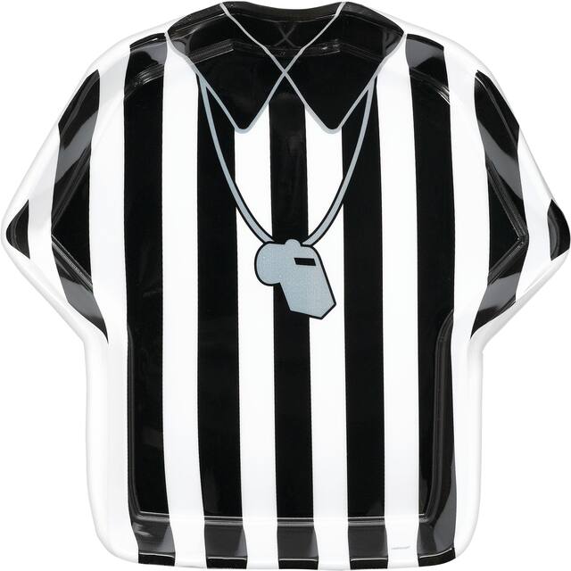 Football Referee Snack Tray Front_Flat