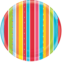 Fiesta Time Round Platter Front_Flat