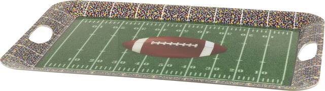 Plateau ovale de football Overhead_Plunge