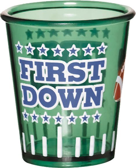 Football Shot Glasses, 4-pk Front_Elevated