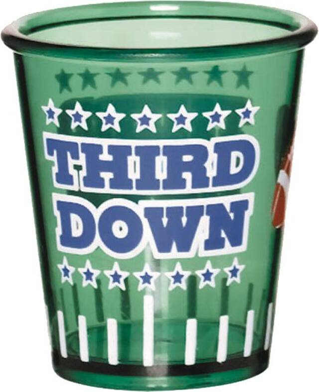 Verres à liqueur de football, paq. 4 Front_Elevated