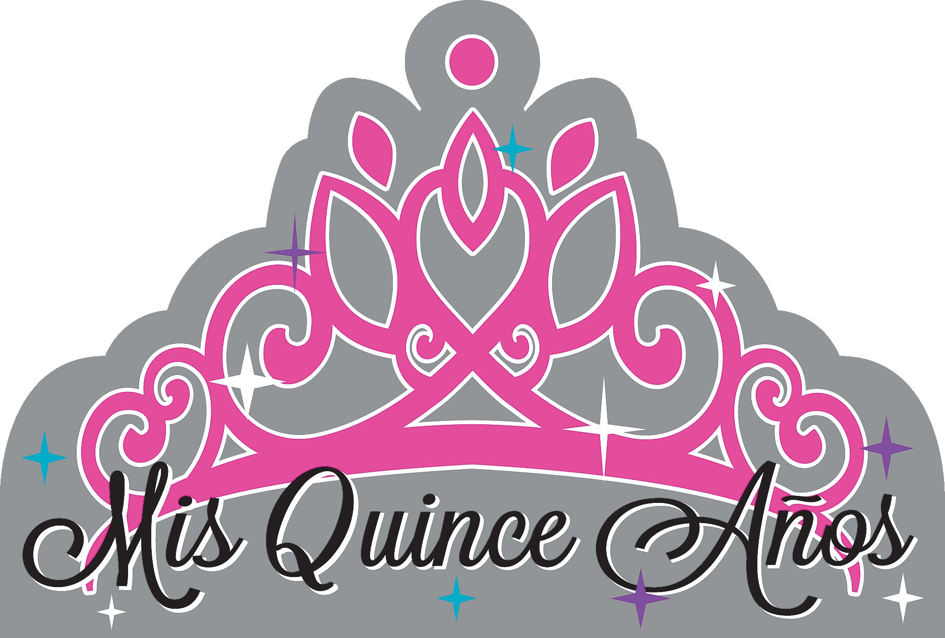 Mis Quince Quinceanera Invitations, 8-pk Front_Flat