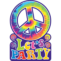 Feeling Groovy Postcard Invitations, 8-pk Front_Flat