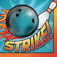 Bowling Lunch Napkins, 16-pk CloseUp