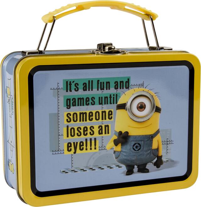 Mini Despicable Me Tin Box Front_Three_Fourths_Angled_Right