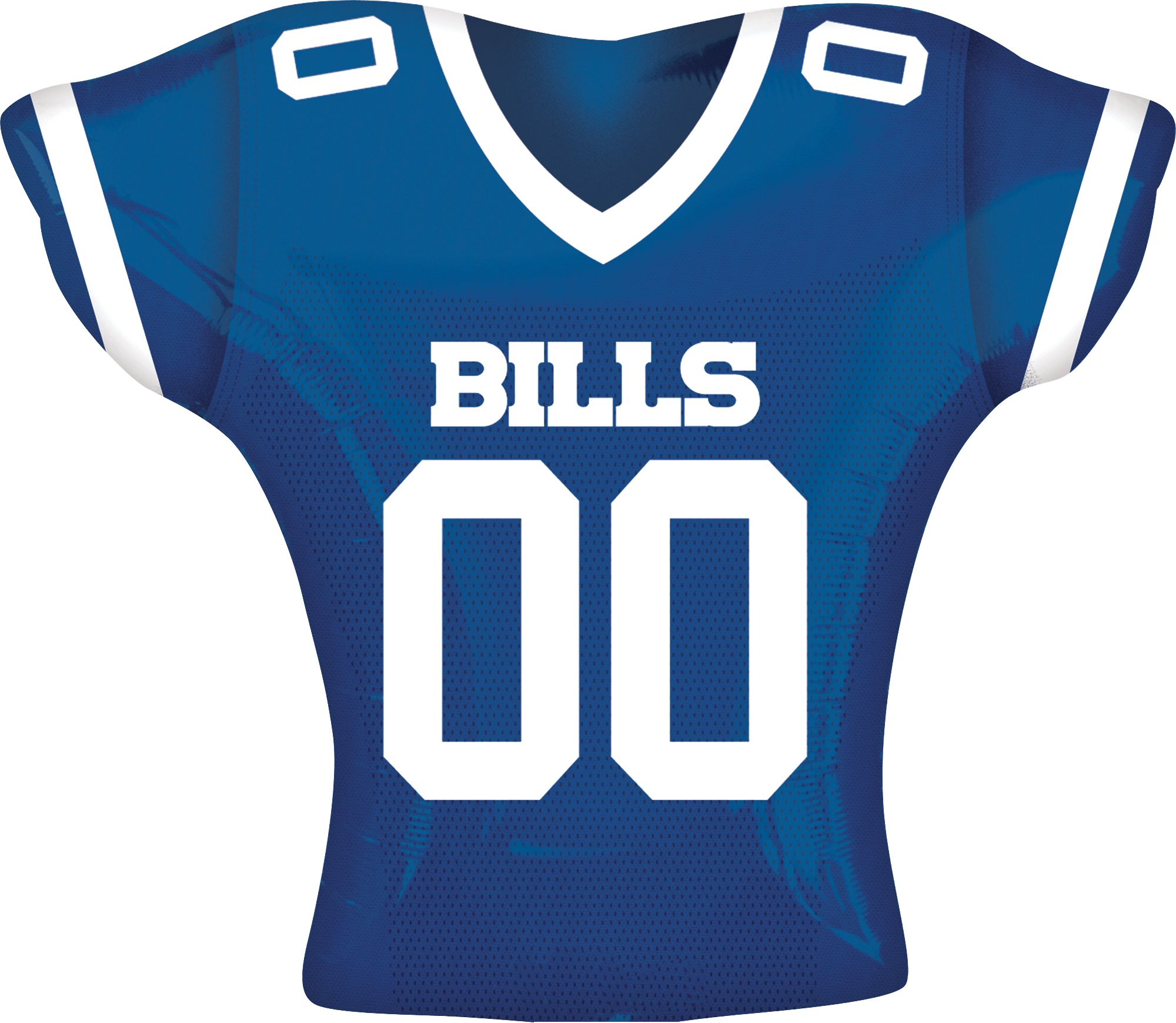 Buffalo Bills Jersey Balloon Front_Flat