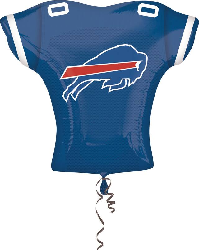 Buffalo Bills Jersey Balloon Front_Flat
