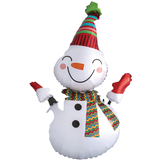 Snowman Balloon, 36-in Front_Flat