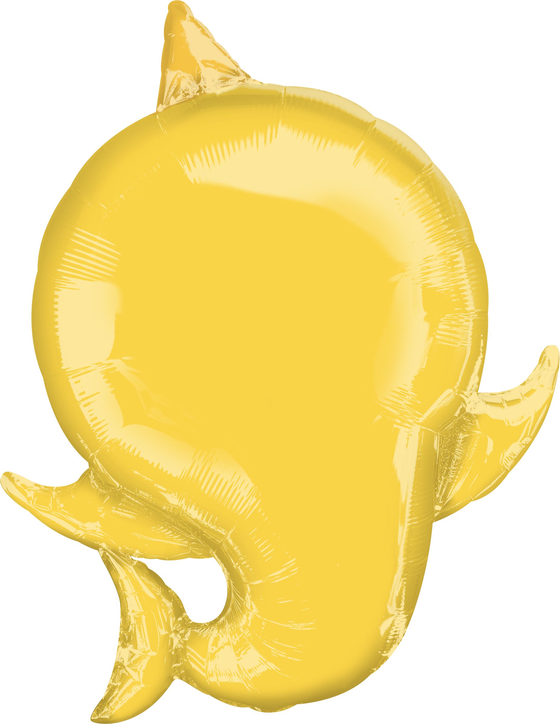 Ballon en forme de bébé requin, 36 po Back_Flat