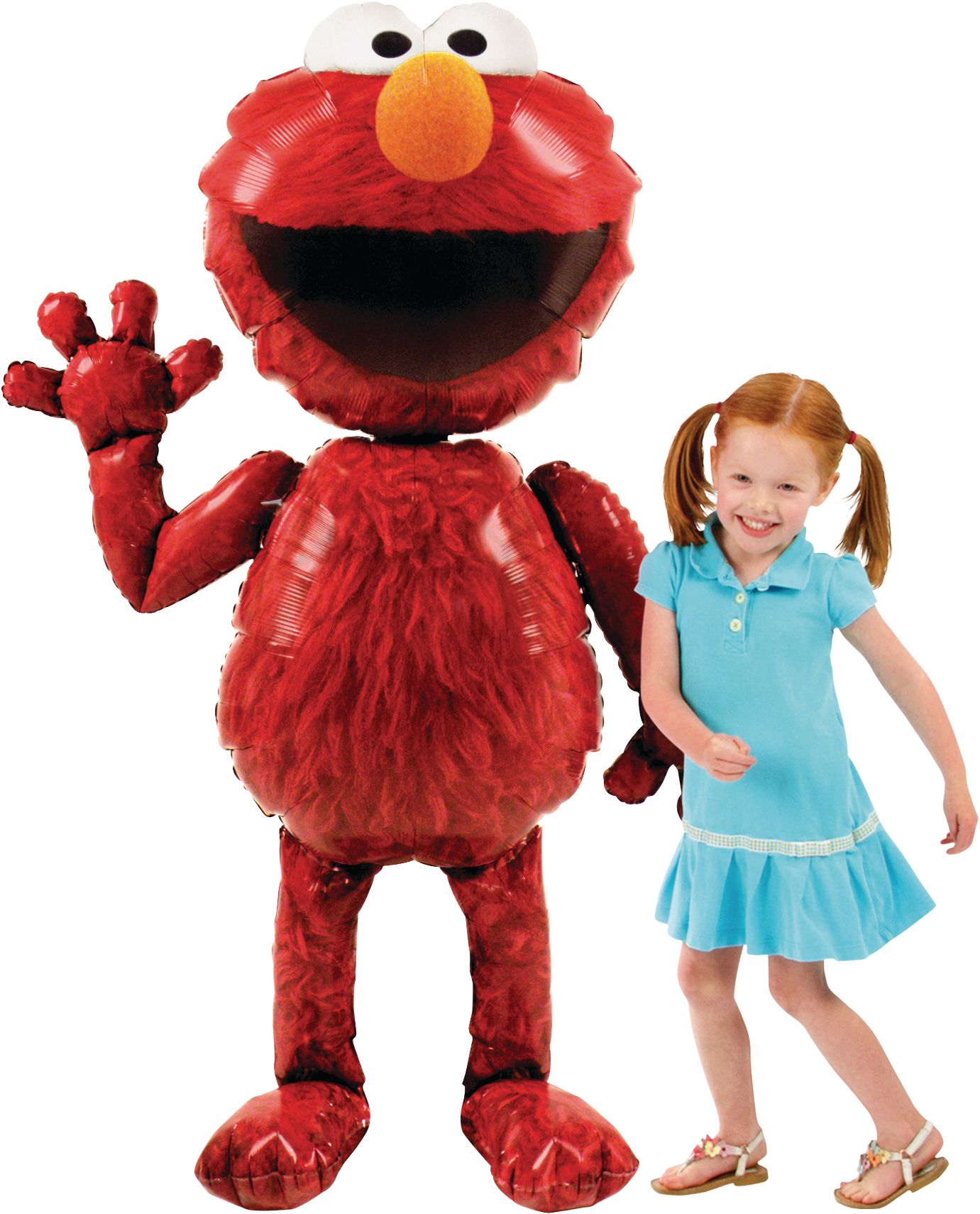 Sesame Street Elmo Satin Giant Gliding Air-Walker Foil