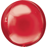 Orbz Satin Foil Balloon, Assorted Colours, 16-in, Helium Inflation & Ribbon Included for Birthday/Special Occasion Front_Flat