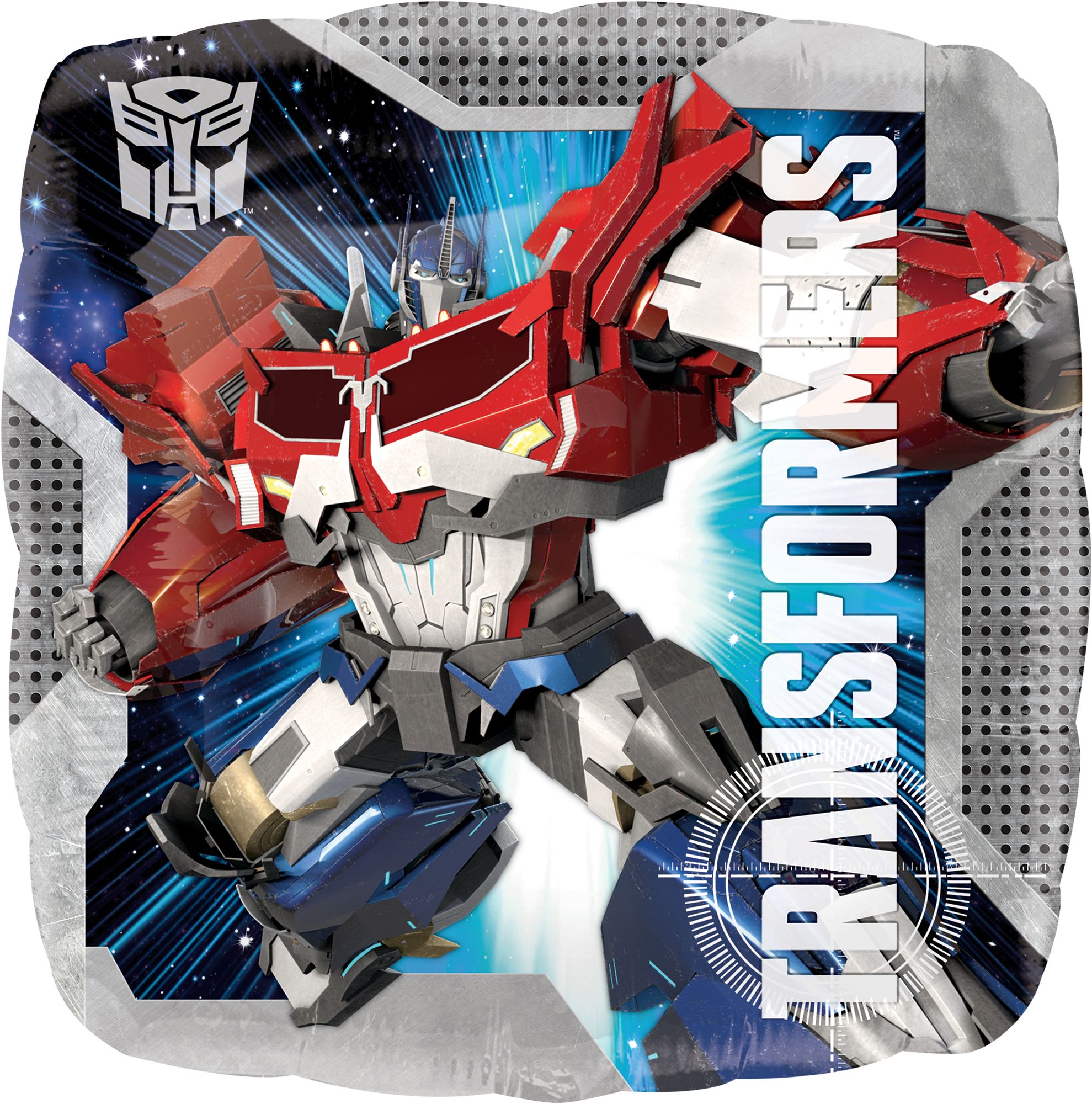 Transformers Optimus Prime & Bumblebee Foil Balloon for Birthday Party, Helium Inflation Included Front_Flat